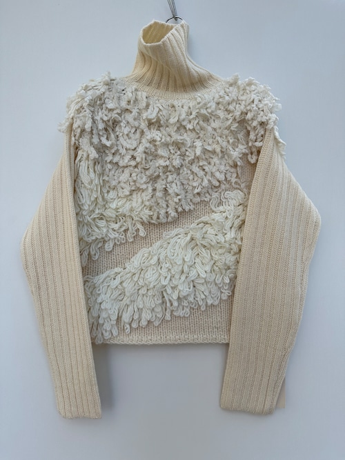 LEINWANDE　Mix Roop Sweater (通販のお問い合わせ）