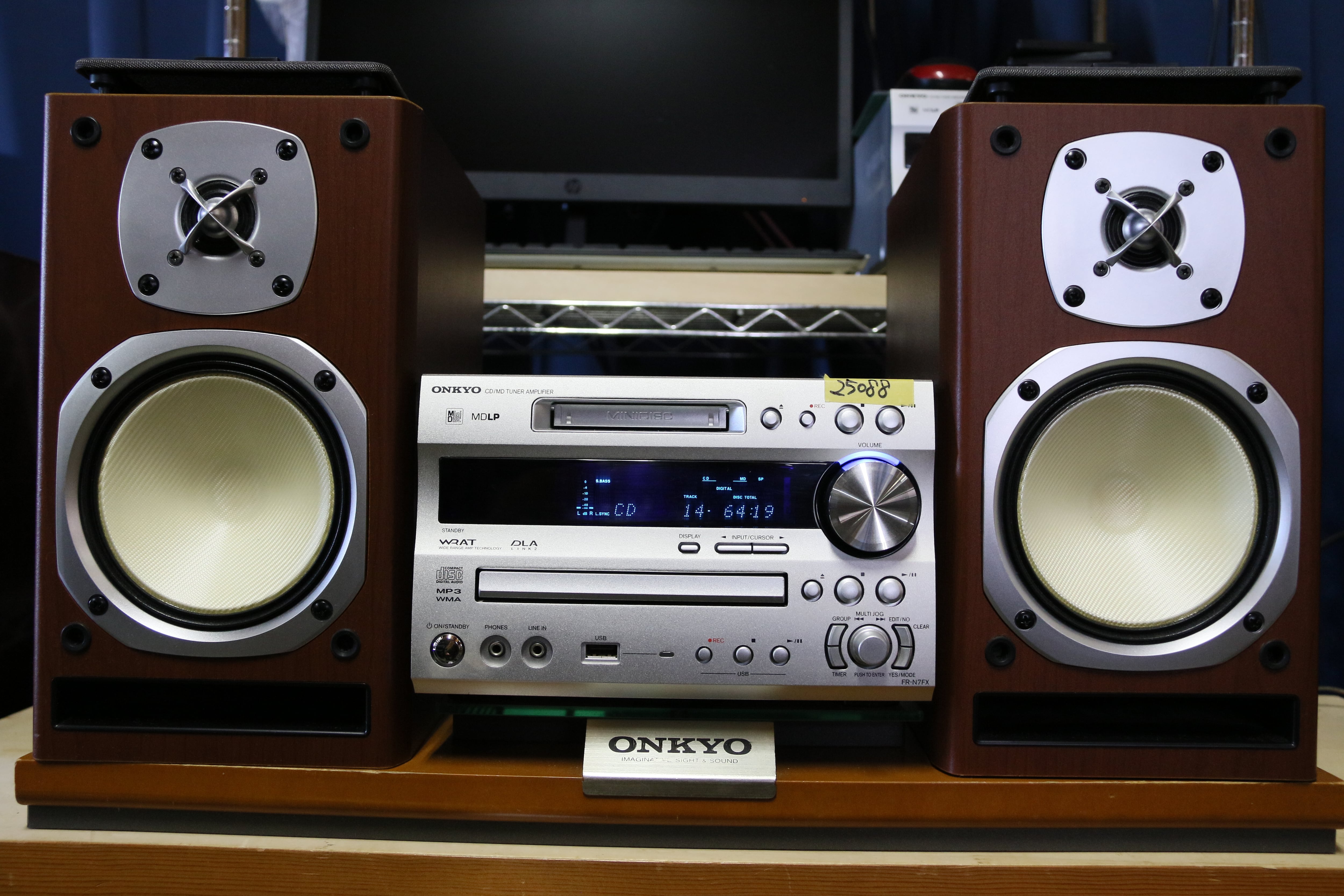 高音質で多機能！】ONKYO FR-N7FX ＆ D-N7FX MD/CD/USB/ｱﾝﾌﾟ/ﾁｭｰﾅ