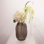 輸入品 フラワーベース ガラス 造花付き ナチュラル 花瓶 雑貨 モダン 北欧 モデルルーム 展示品