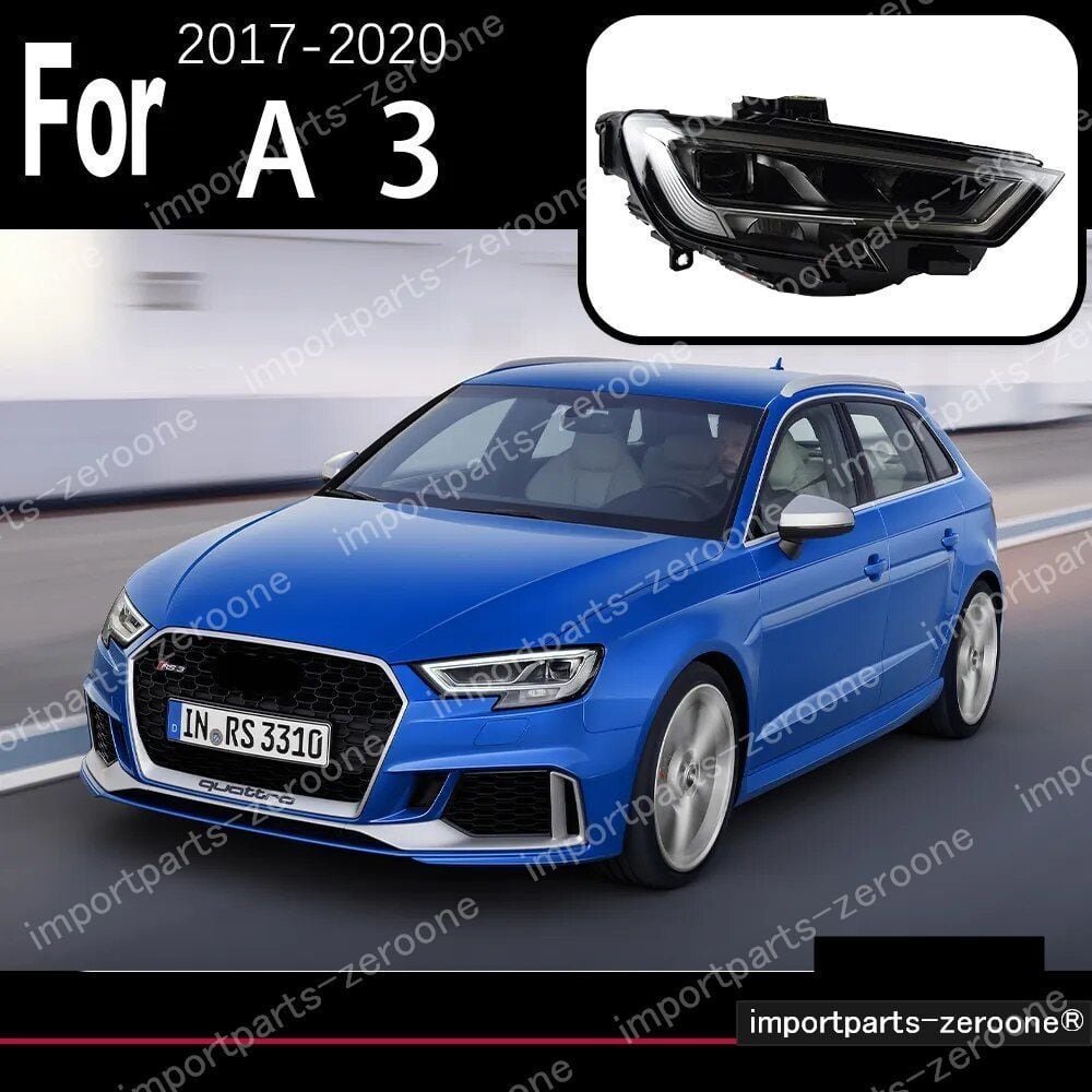 アウディ A3 2017〜2020 アップグレードヘッドライト 右ハンドル用