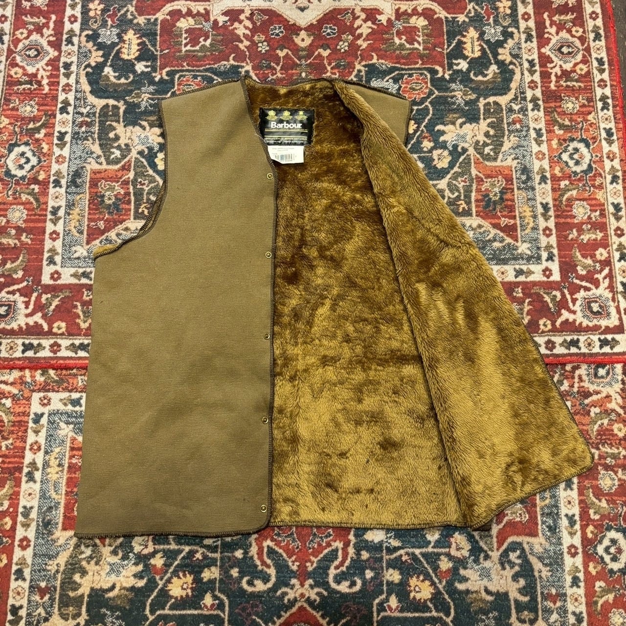 Barbour イギリス製　ライナー C42/107CM　バブアー　ベスト 90s Barbour Liner Vest バブアー ライナーベスト ヴィンテージ 英国