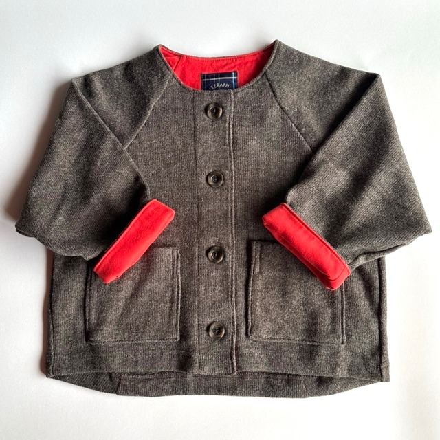Knit Sew Jacket【90-130cm】Brown