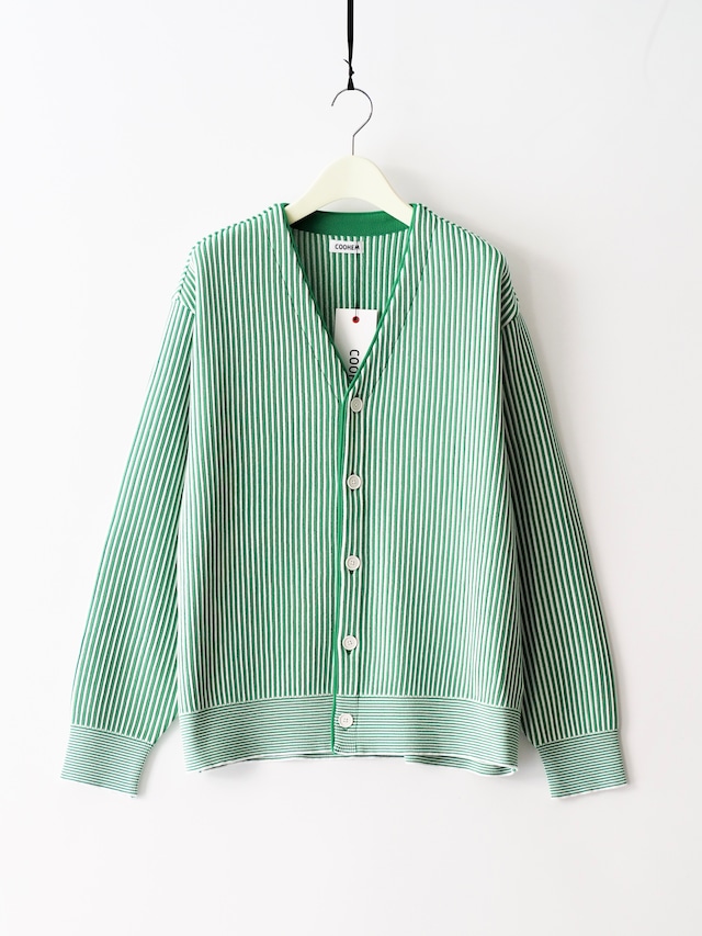 COOHEM コーヘン SPORT STRIPE KNIT C/D：GREEN　13-232-021