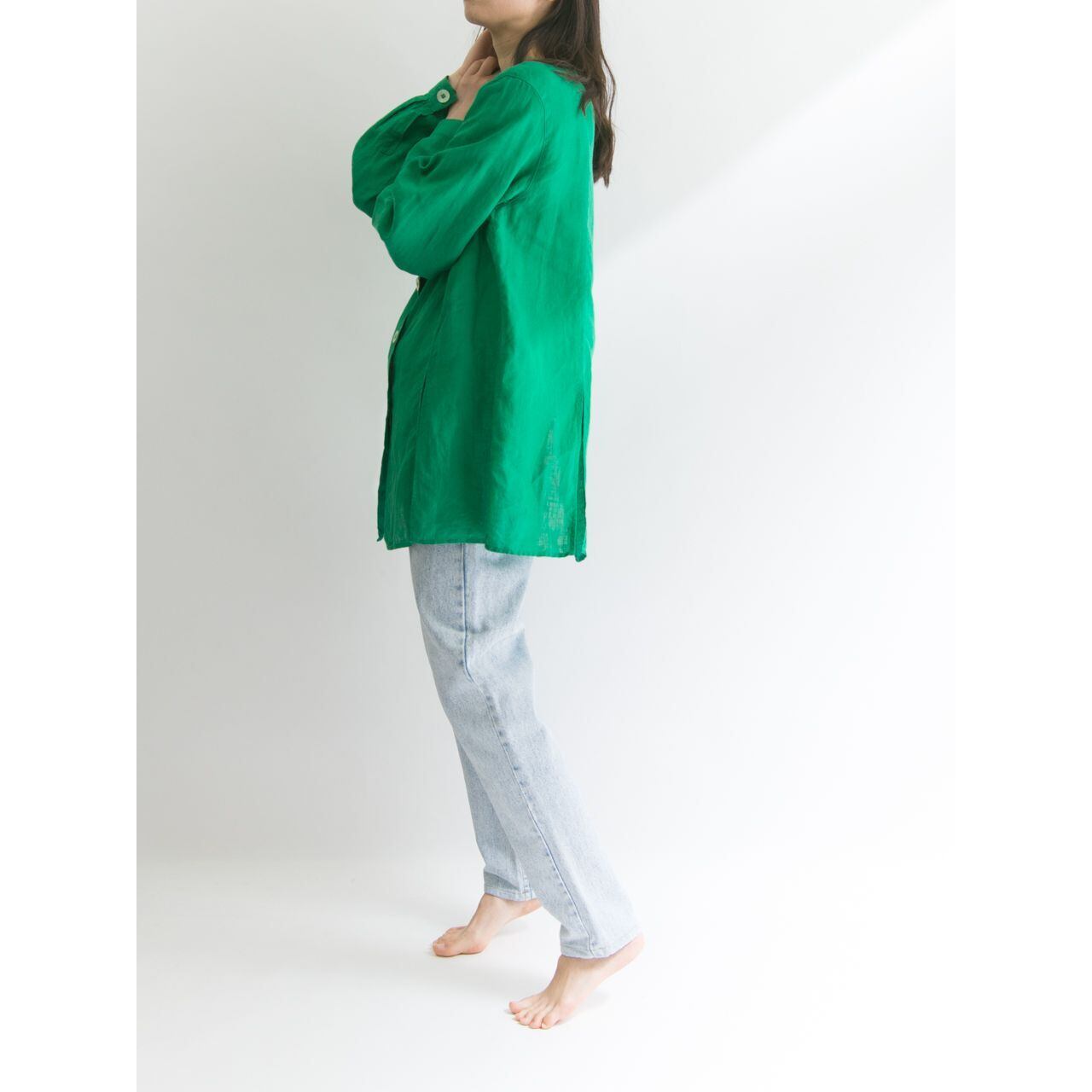 【mila schon】Made in Italy linen blouse（ミラショーン イタリア製リネンブラウス）4a