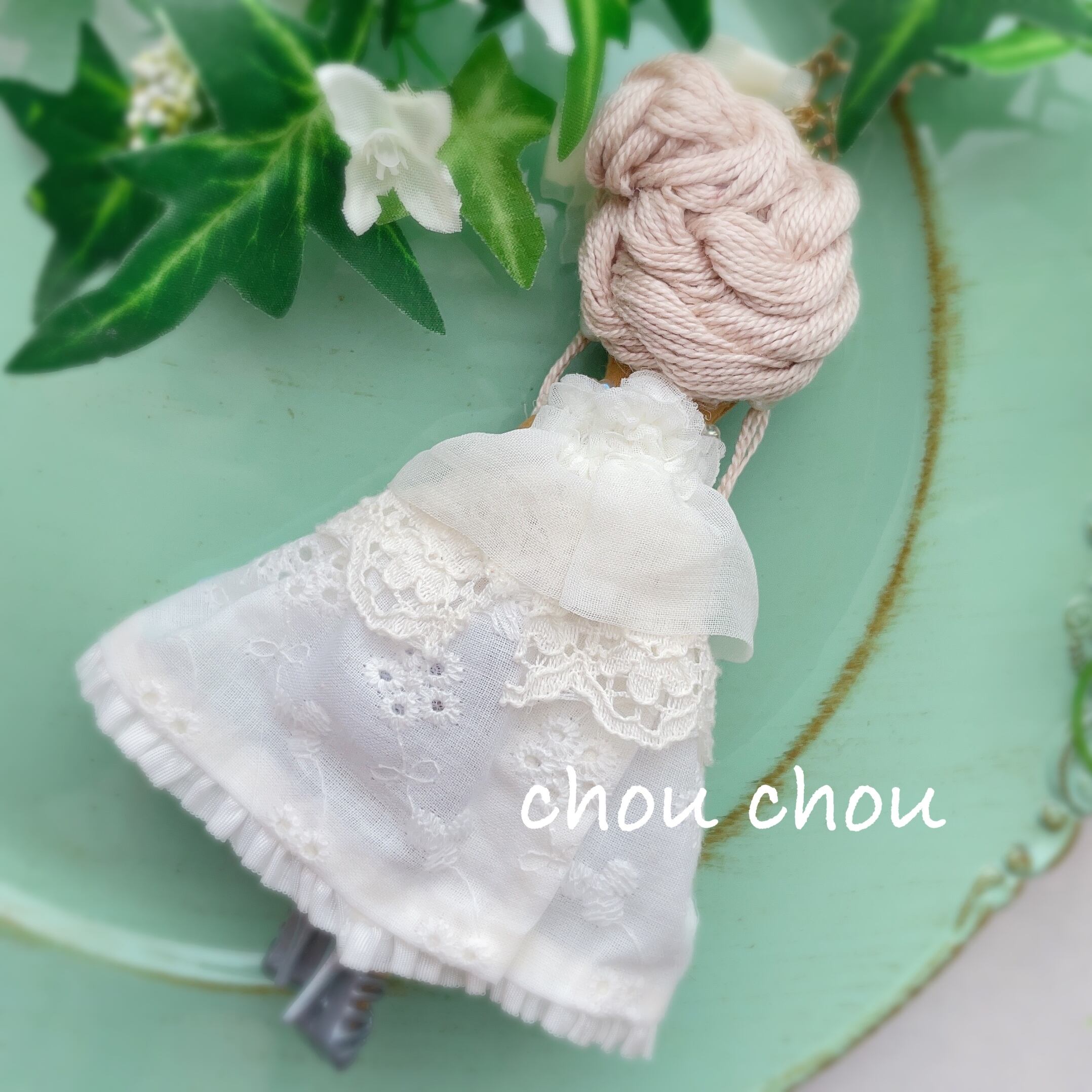 コットンレースワンピースの小麦ルルベちゃん | chou chou shop ♪