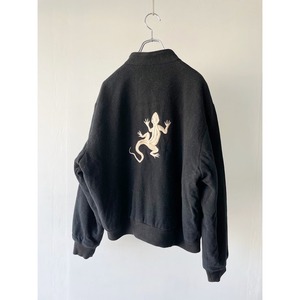 -agnes b.- Lizards embroidered wool jacket