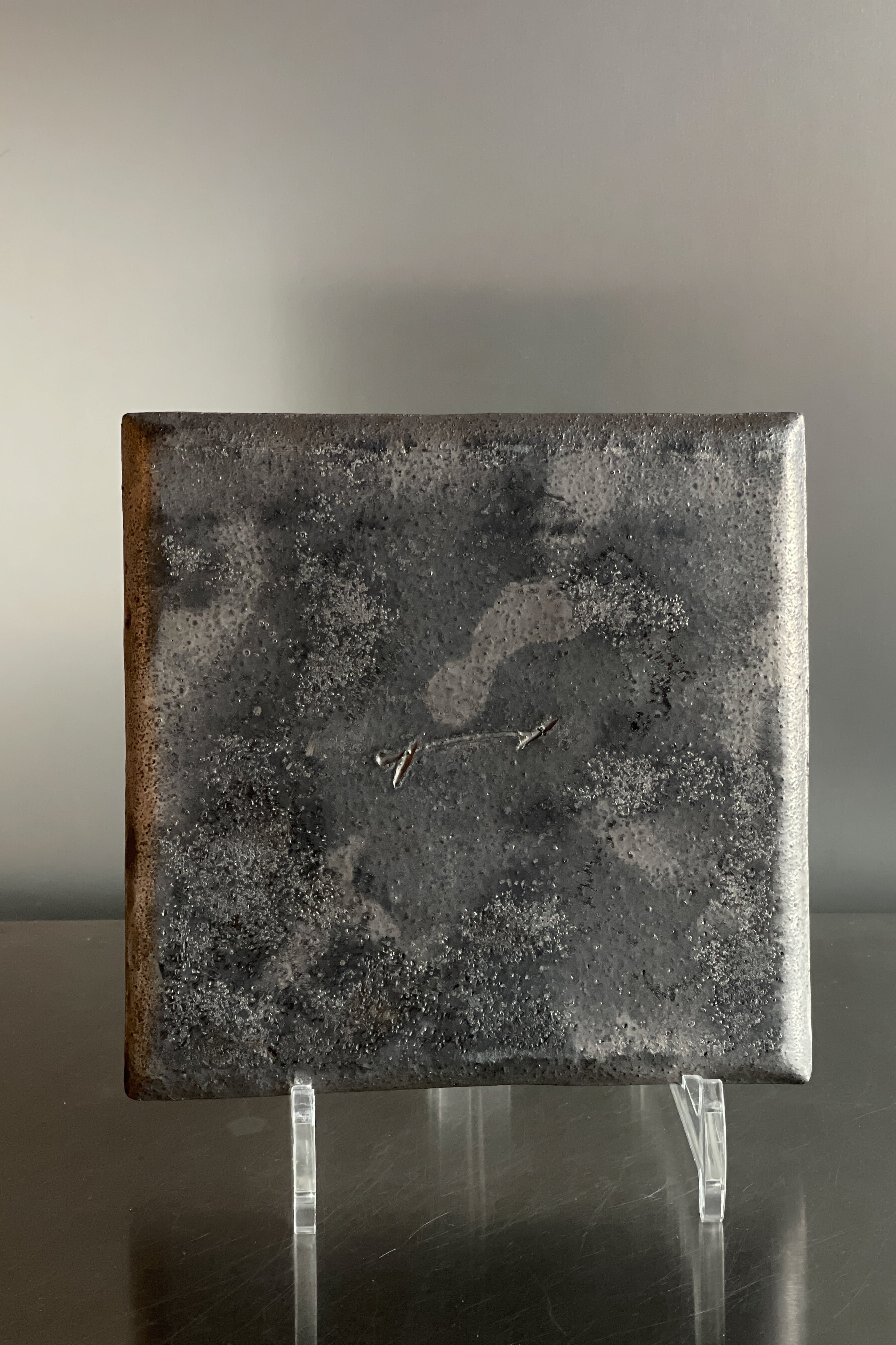 四方陶板皿 村上躍 作 | web-shop MITATE