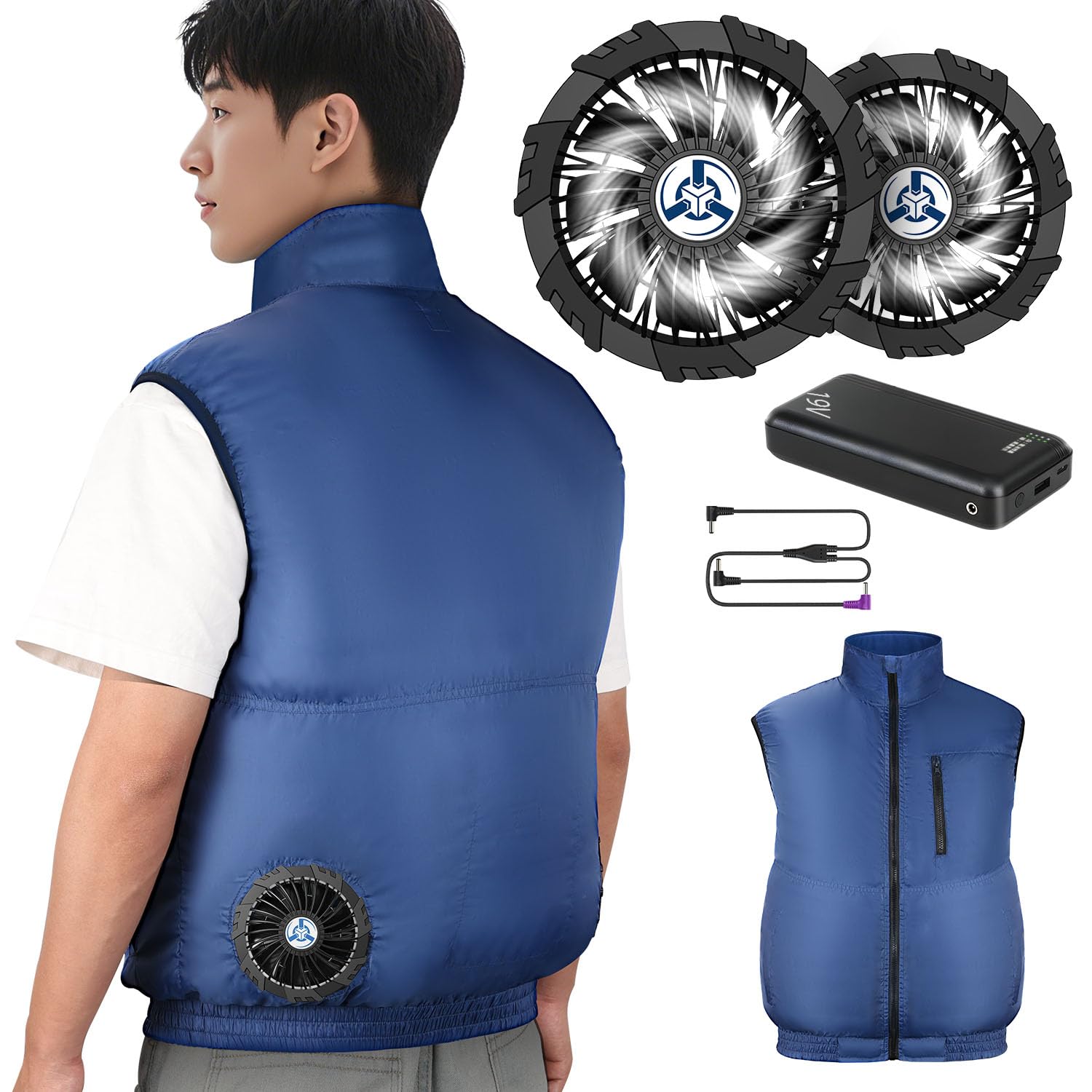 2024最新 空調ウェア 空調作業服 30V 6000mAh バートル エアコン服