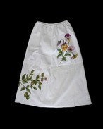 vintage lace skirt white*strawberry