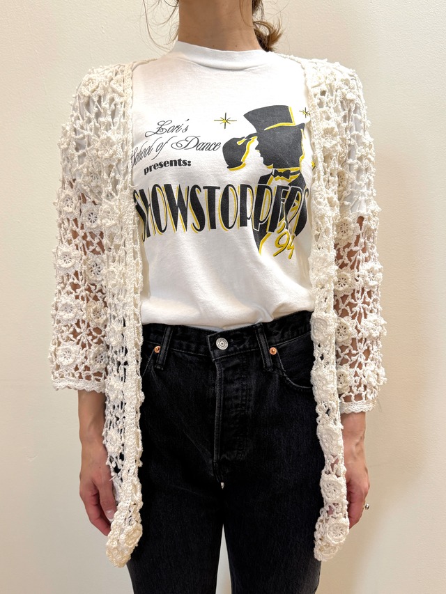 JK9-1 USED KNIT JACKET -WHITE-
