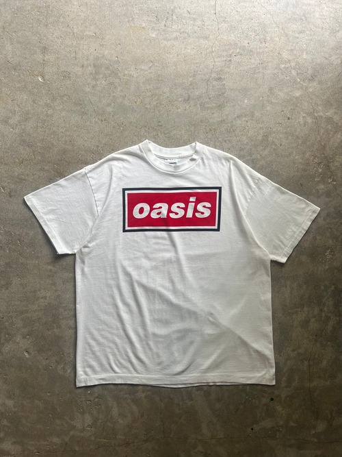 OASIS オアシス ロゴ Tシャツ XL 白 SCREEN STARS