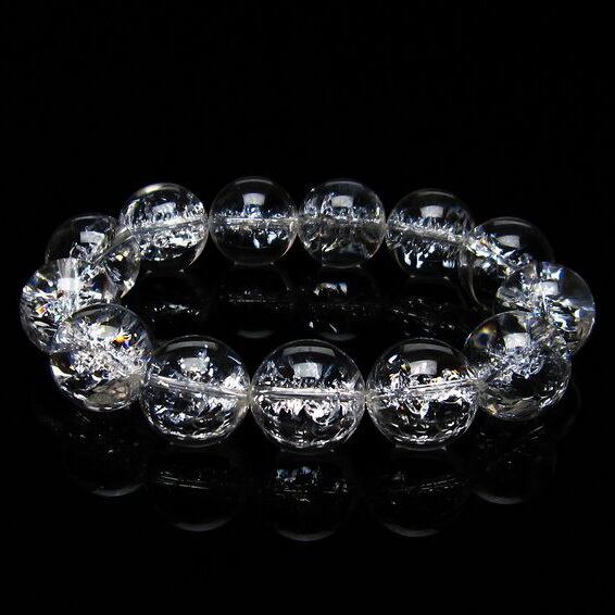 アイリスクォーツ 水晶 ブレスレット 18mm おまかせ便 111-20235