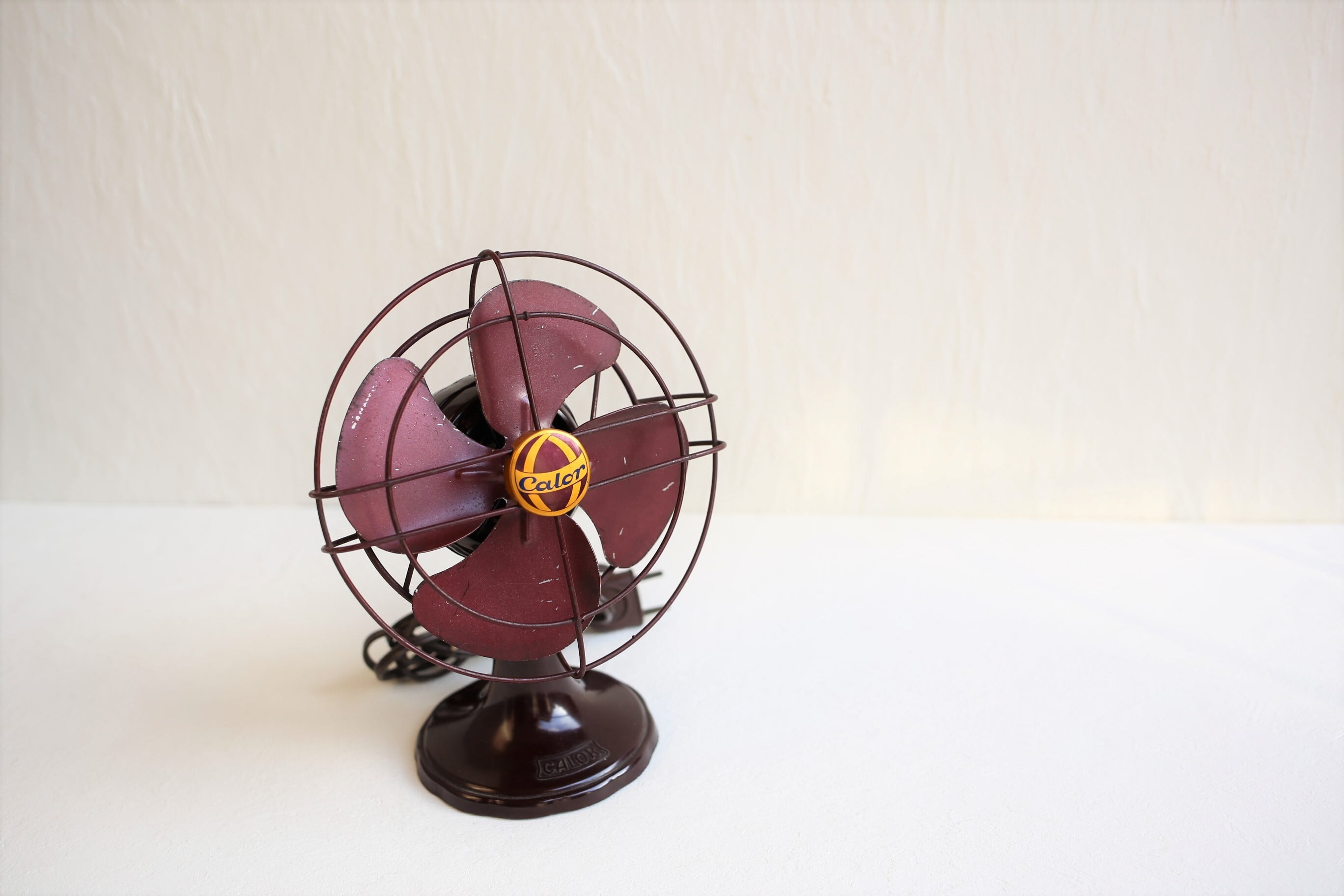 フランス アンティーク ヴィンテージ CALOR ミニ扇風機 ベークライト N