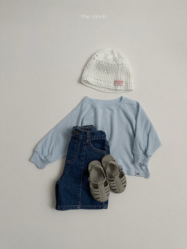 minirobe26su_Waffle Long T-Shirt