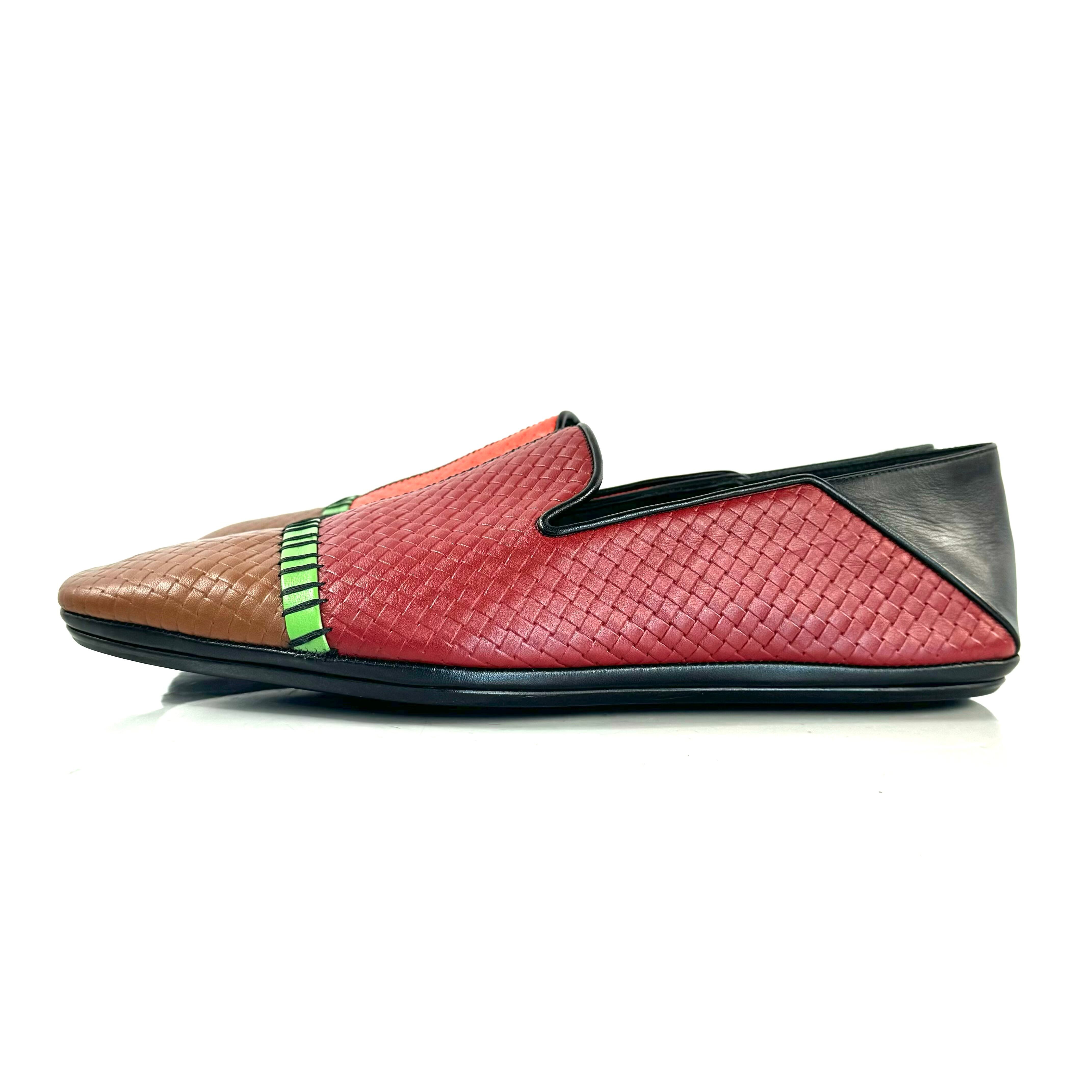 美品 BOTTEGA VENETA レザーローファー 美品】ボッテガヴェネタ 