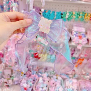 【F7】58-6たらりんオーガンジーヘアクリップ