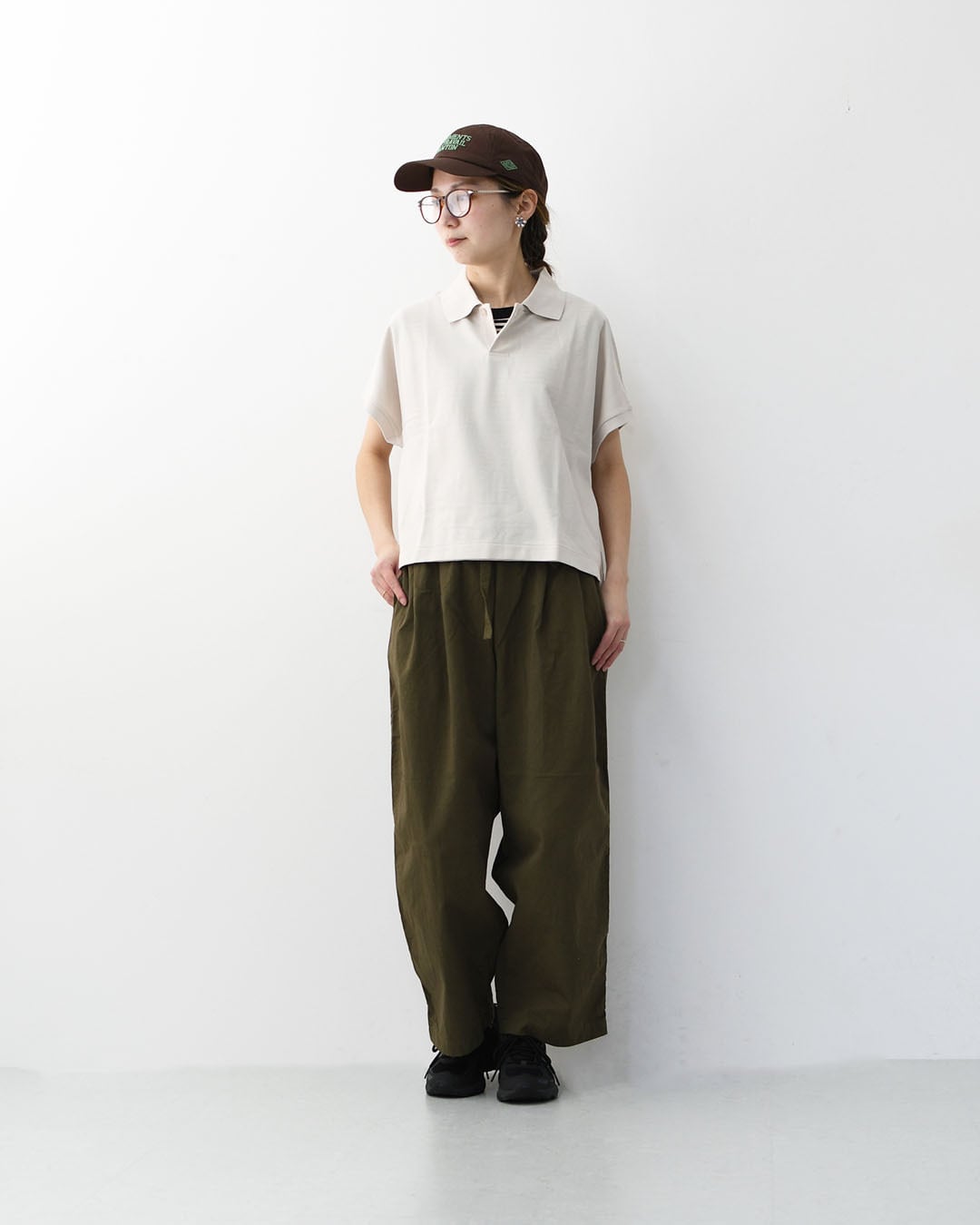 Handvaerk [ハンドバーク] PIQUE DOLMAN SLEEVE POLO SHIRT[1108] ピケ