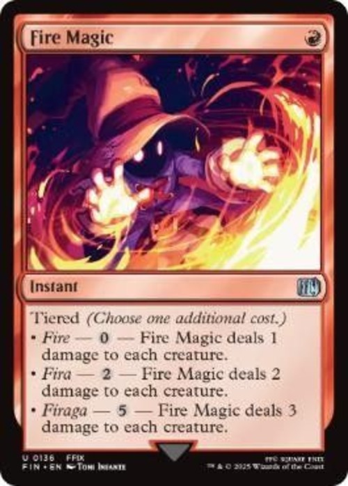 MTG《炎魔法/Fire Magic(FIN)》英語