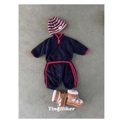 【取寄】Tiny Hiker プチドットフリースパンツ｜冬服｜韓国子供服