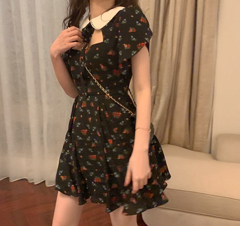 お花柄胸あきワンピ Sugardrug シュガードラッグ 量産型系セレクトショップ通販