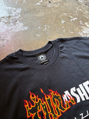 THRASHER / IGNITE LOGO T SHIRT / Tシャツ / IMPORT / BLACK