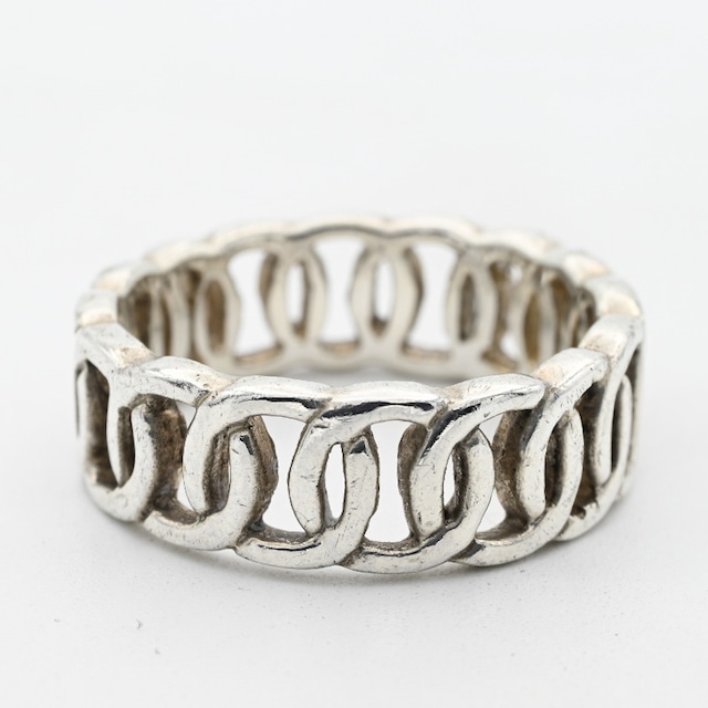 Circular Chain Design Band Ring #23.0 / Denmark