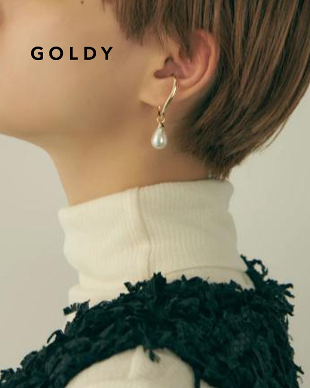 GOLDY/ゴールディ/スウィング ライン パール イヤーカフ/アクセサリー/2231009【追跡可能メール便180円】