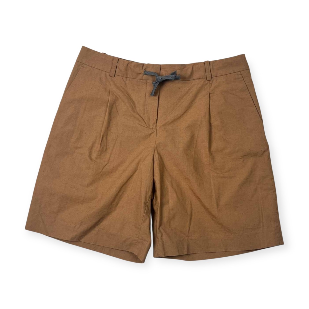 リネン混 LACOSTE ラコステ タック キュロット 38/ベージュ レディース