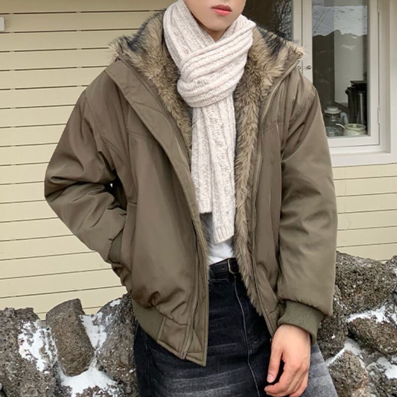 ファーカラーブルゾン C10453