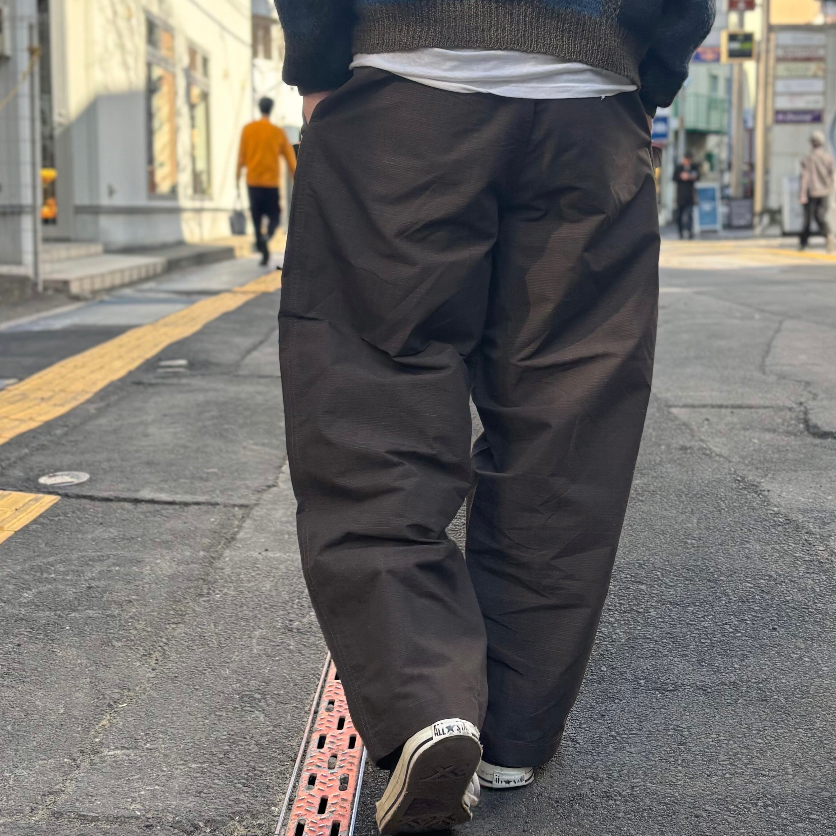 パンツ NOROLL THICKWALK PANTS NOROLL THICKWALK N.WEATHER PANTS - DARKEST BROWN / ノーロール