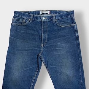 LEVI'S 505 デニム ジーンズ ジーパン W38L30 メキシコ製 ビッグサイズ ダボパン レギュラーフィット リーバイス 濃紺 インディゴ US古着