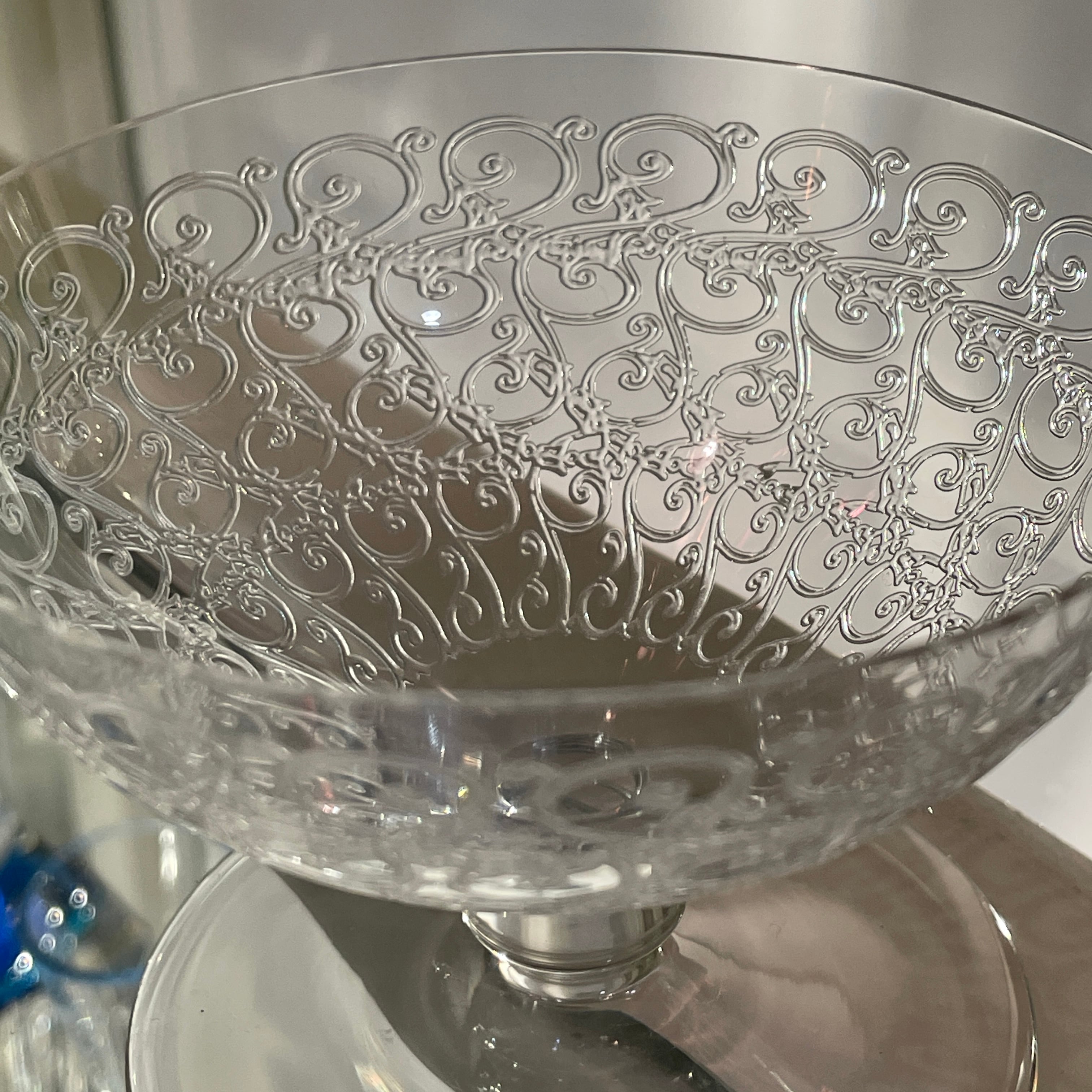 オールドバカラ シャトーブリアン シャンパンクープ 刻印なし Baccarat