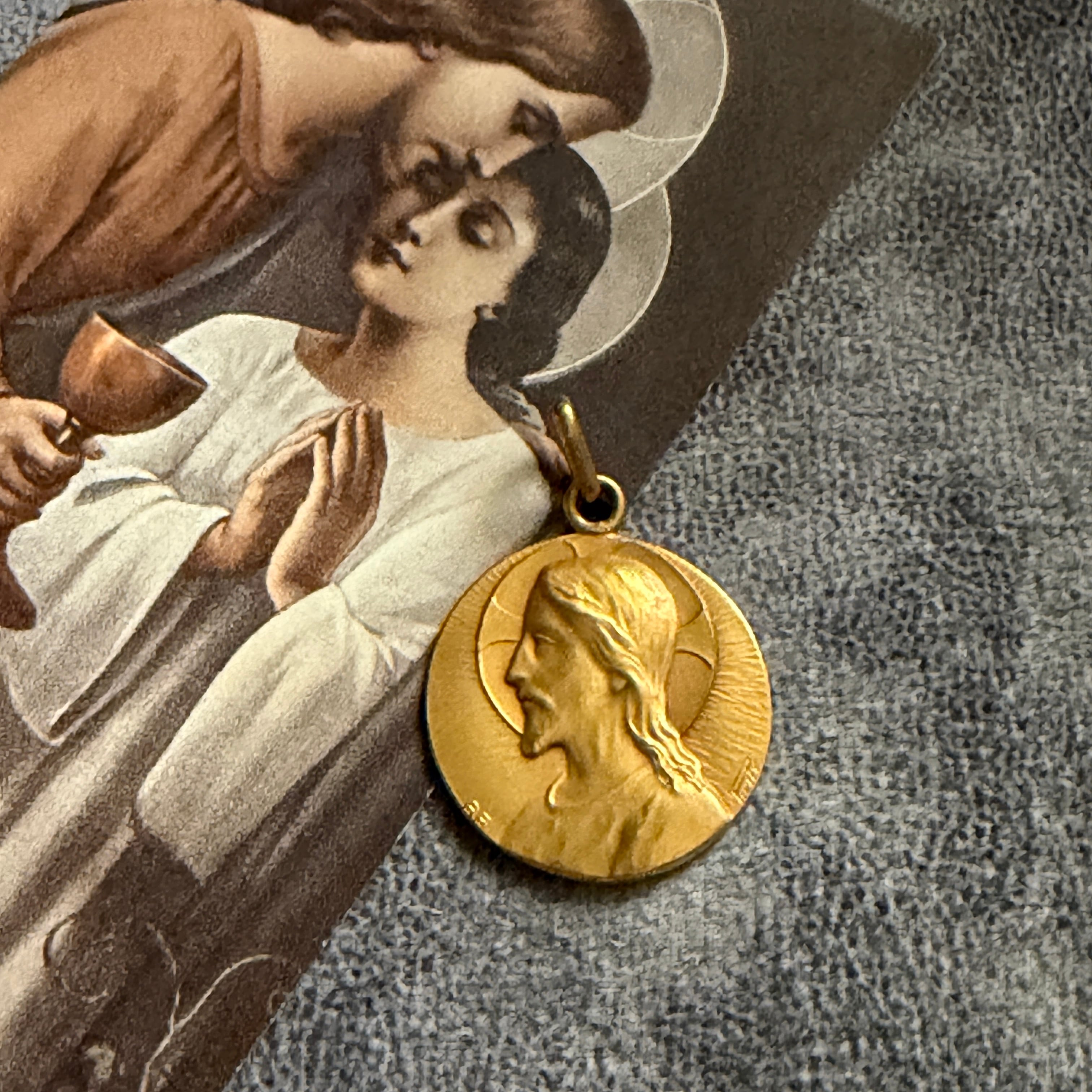 ゴールド系 | Antique medaille Mary