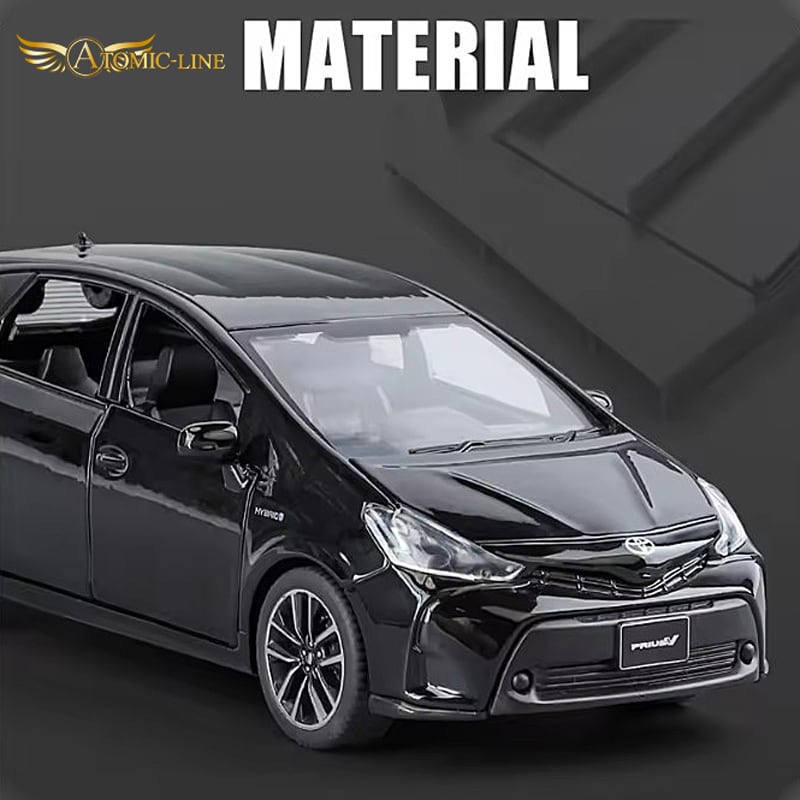TOYOTA プリウスα 1/28 ミニカー 全3色 ライト点灯 エンジンサウンド
