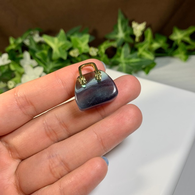 21.天然石とお出かけ☆フローライトカバン・バック