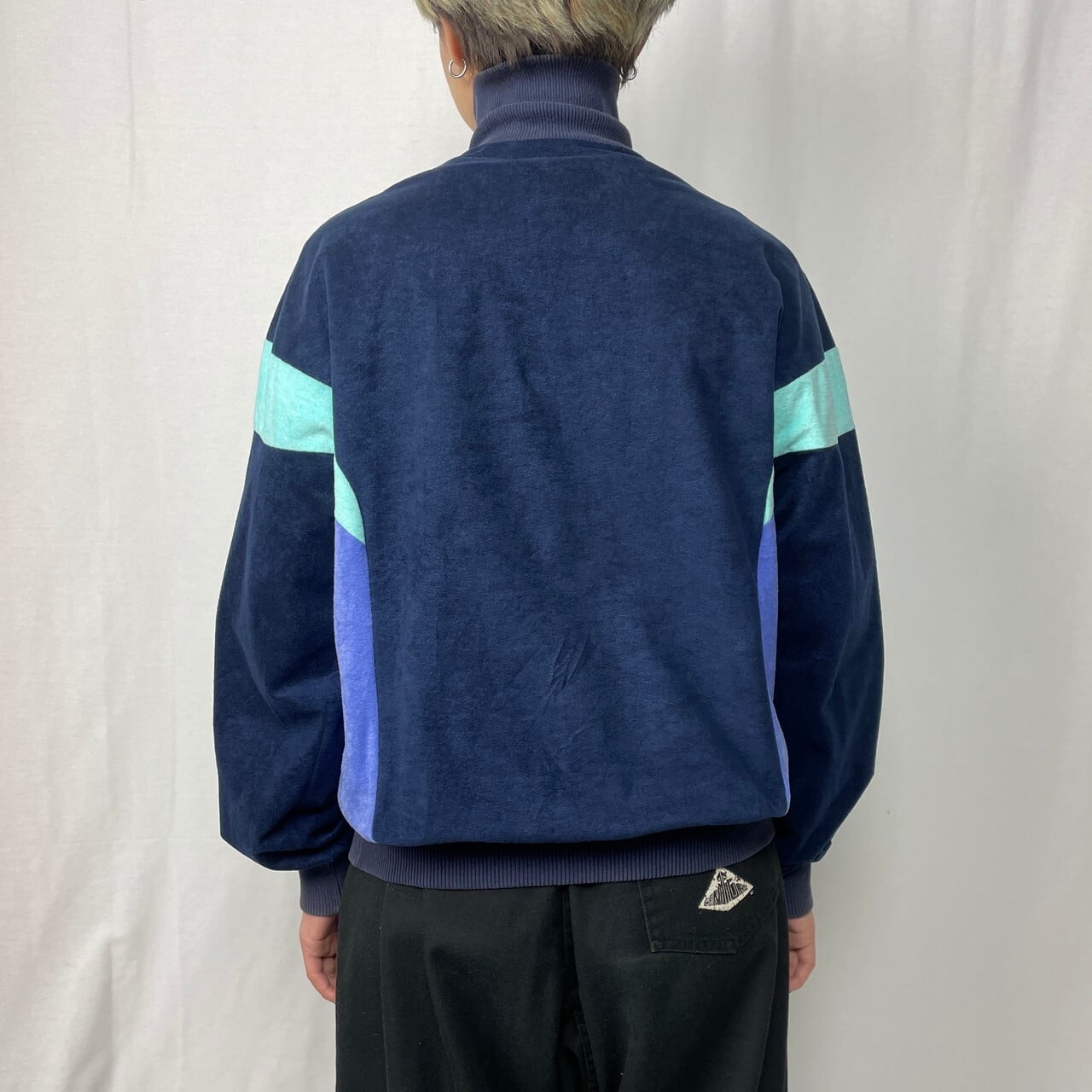 70〜80年代 フランス製 VENTEX社製 adidas アディダス ベロアジャージ 