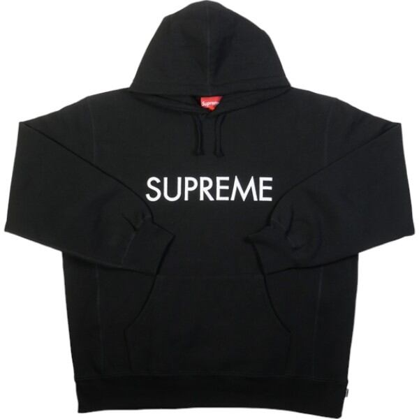Supreme Capital Hooded Sweatshirt 黒LDenimCampCap