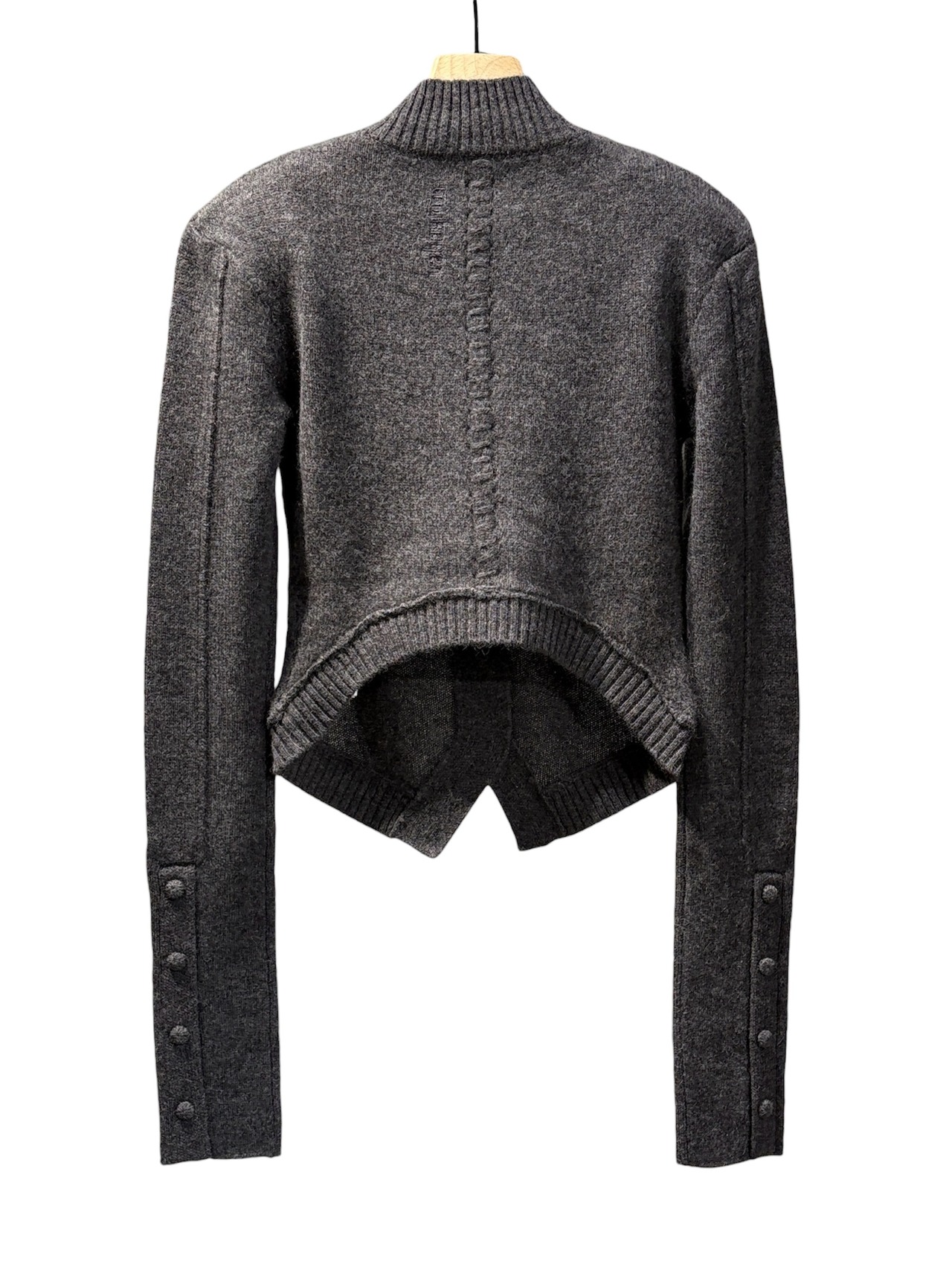 【26AW | WOMEN】MUKCYEN ムッシャン /  カーディガン / yak arc cardigan M269CD02 - 5