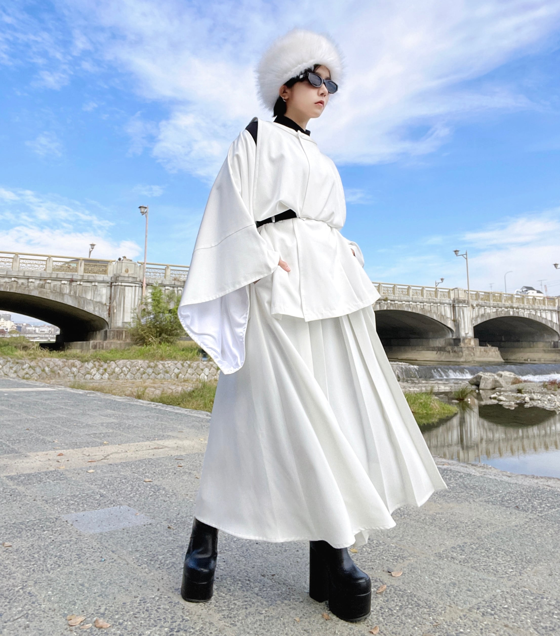 袴スカート ホワイト | Pay ID