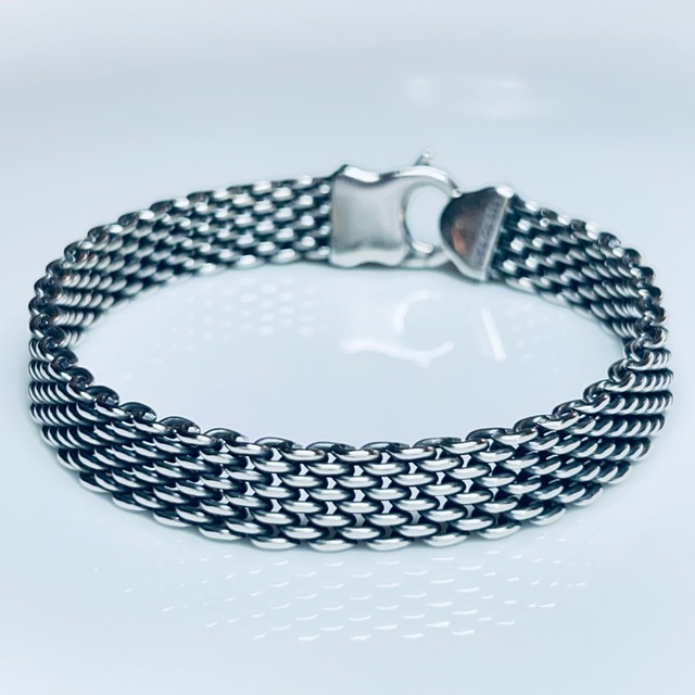 VINTAGE TIFFANY & CO. Mesh Bracelet Sterling Silver | ヴィンテージ ティファニー メッシュ ブレスレット スターリング シルバー