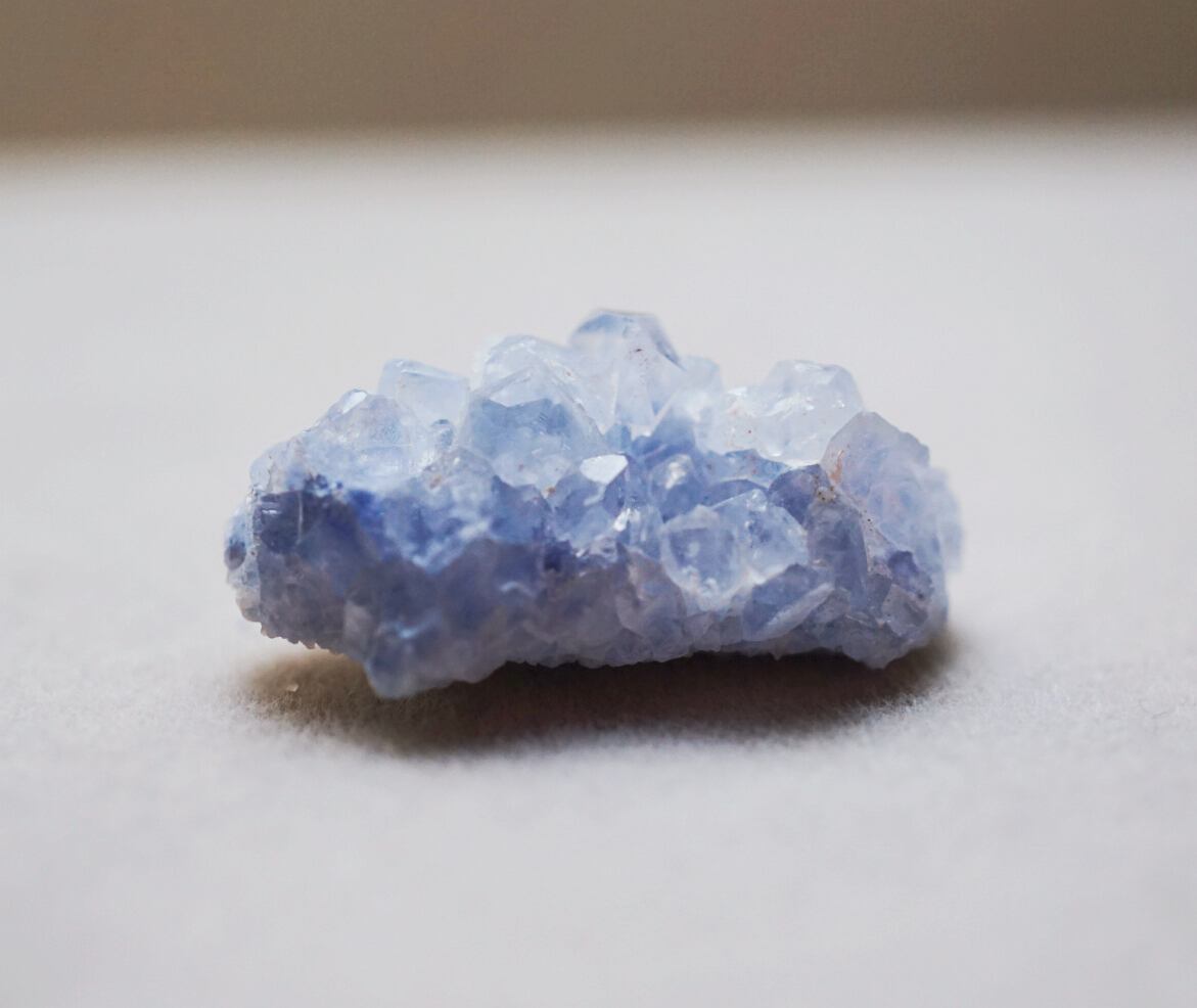 レア デュモルチェライトインクォーツ クラスター原石W0995 | WIMPERONLY