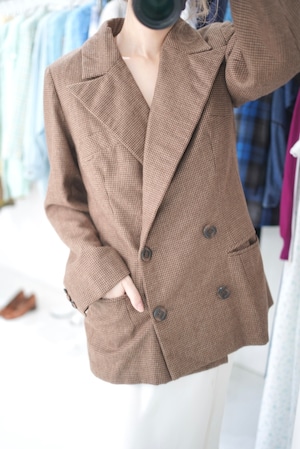 check pattern jacket