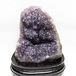 1.5Kg アメジスト クラスター ウルグアイ産 アメジスト 原石 amethyst 台座付属 花型 一点物 182-6472
