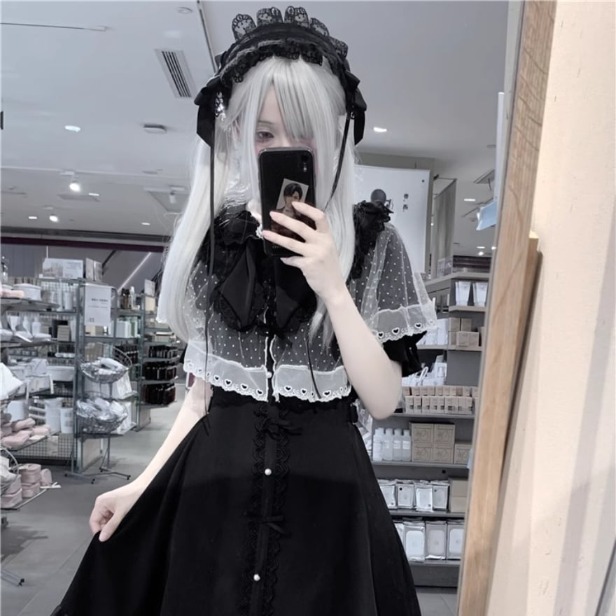 Secret Honey ゴスロリ ロリィタ フリフリ ワンピース 地雷系 Secret Honey ゴスロリ ロリィタ フリフリ ワンピース 地雷系 Secret