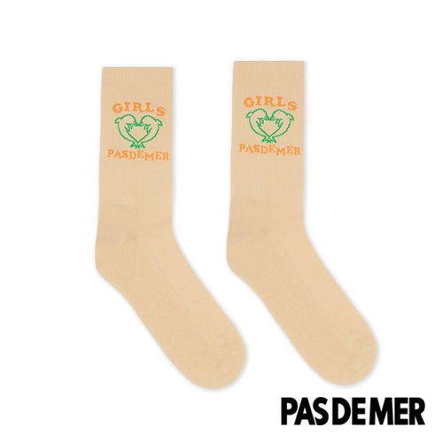 【PAS DE MER/パドゥメ】GIRLS SOCKS ソックス / CREAM / SS24-12145 セール対象外
