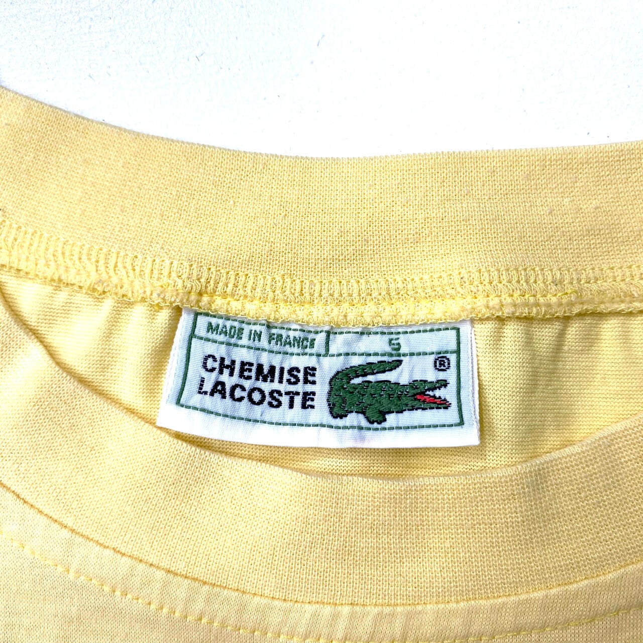 80年代 フランス製 LACOSTE フレンチ ラコステ ワンポイントロゴ T