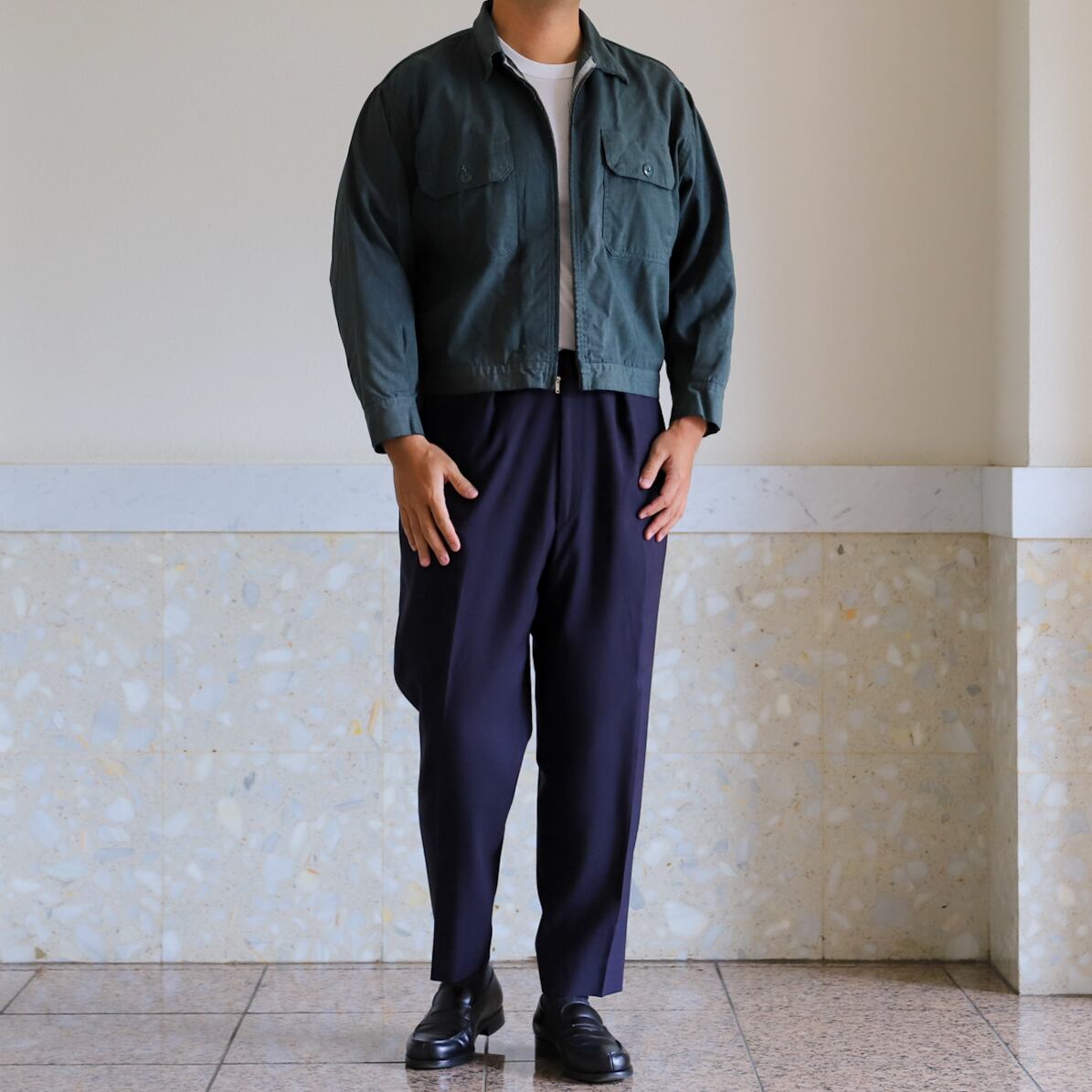 極美品】50s Vintage Special Whipcord jacket swing top blouson made