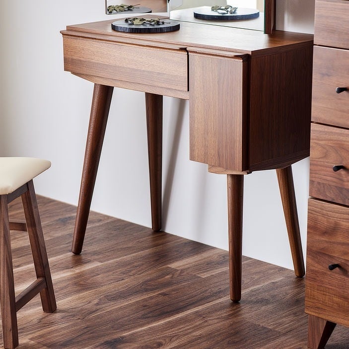 CLASSE ティペットⅡドレッサー 鏡台 木製 オーク ウォールナット