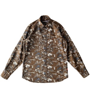 USED Long sleeves Aloha shirt / Reyn Spooner / size M