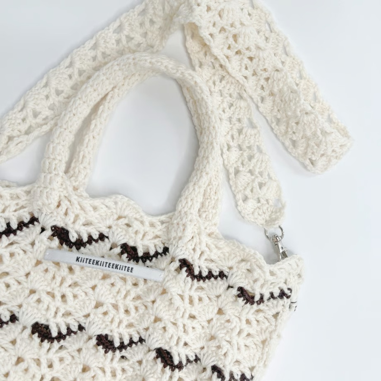 [ Pattern] なみなみボーダーバッグ